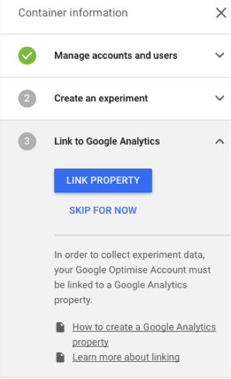Google-Optimize-Link-Property